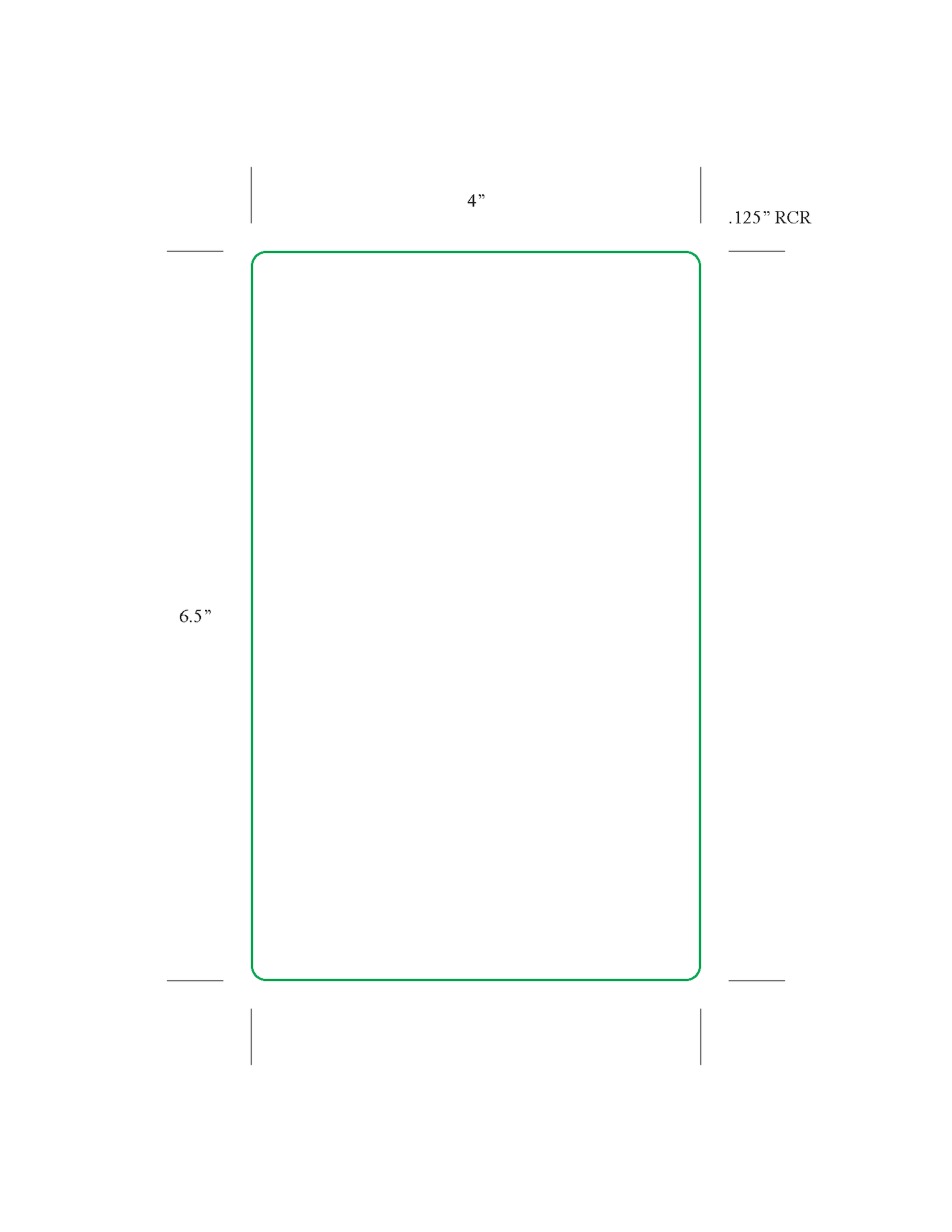 4" x 6.5" Direct Thermal Labels, Perforated DT465-1P, 3" Core, 8" OD - 900 Labels/Roll, Case of 4 Rolls (3,600 Labels)