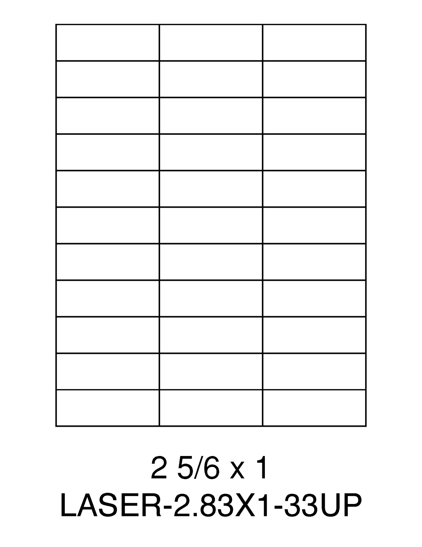 LASER-2.83X1-33UP