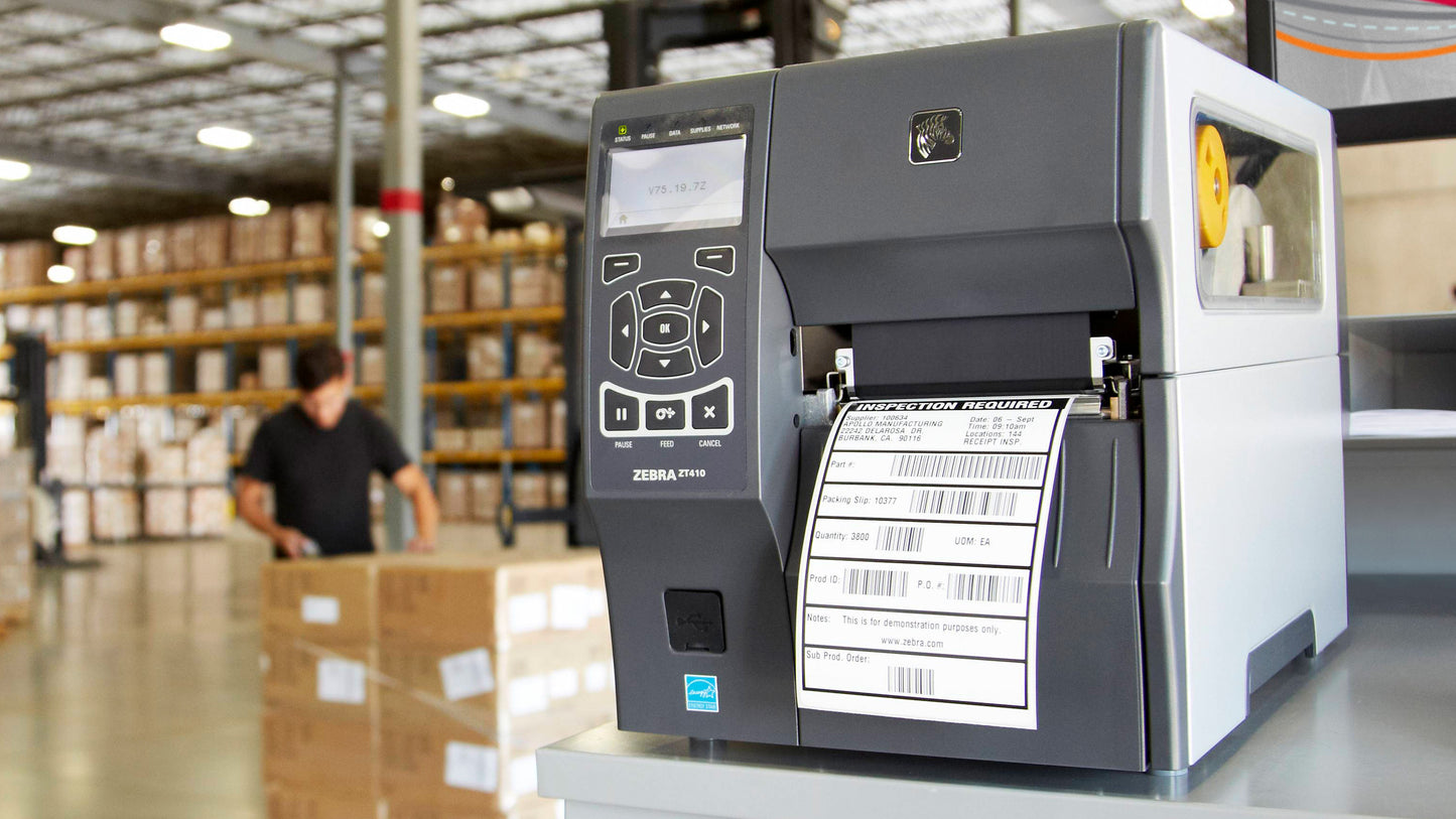 4" x 6" Direct Thermal Labels, Perforated DT46-1P, 3" Core, 8" OD - 1,000 Labels/Roll, Case of 4 Rolls (4,000 Labels)